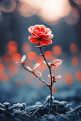 JPG 편집이미지 겨울 풍경 사람없음 추위 눈 화려 차가움 서리 보케 동백 동백나무 편집실사 AI포토 AI콘텐츠 자연요소 나무 계절 꽃 컨셉 날씨 CG 파일형식