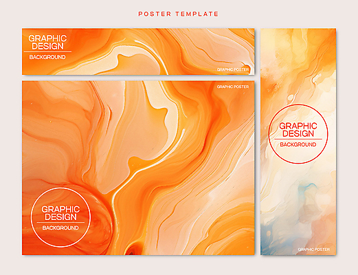 템플릿 배너 배너템플릿 포스터 백그라운드 추상 타이포그라피 사람없음 주황색 페인트 현수막 AI파일 문자 컬러 무늬 파일형식 벡터