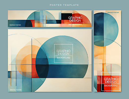 템플릿 배너 배너템플릿 포스터 백그라운드 추상 타이포그라피 사람없음 컬러풀 현수막 원형 AI파일 도형 문자 컬러 무늬 파일형식 벡터