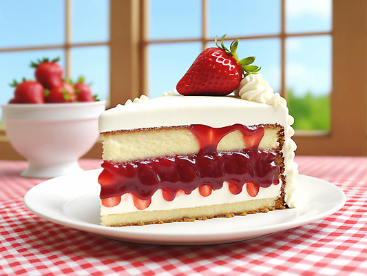 JPG 편집이미지 접시 잎 딸기 단면 디저트 사람없음 빨간색 케이크 달콤 조각케이크 딸기케이크 편집실사 AI포토 AI콘텐츠 식물 식기 음식 컬러 과일 맛 CG 파일형식