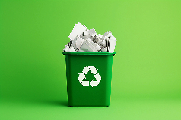 JPG 편집이미지 종이 사람없음 재활용 쓰레기통 쓰레기 디지털합성 친환경 업사이클링 재활용표시 편집실사 AI포토 AI콘텐츠 표시 환경 CG 파일형식