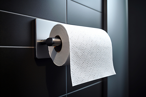 JPG 편집이미지 사람없음 검은색 청결 화장지 디지털합성 화장실 두루마리화장지 휴지걸이 편집실사 AI포토 AI콘텐츠 컬러 위생 CG 걸이 파일형식