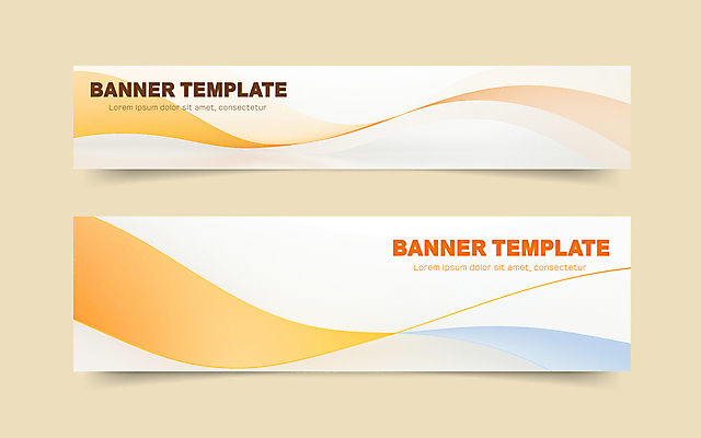 템플릿 배너 배너템플릿 가로배너 곡선 타이포그라피 사람없음 주황색 현수막 웨이브 심플 그라데이션 물결무늬 배너세트 AI파일 문자 물결 선 컬러 무늬 가로 세트 파일형식 벡터