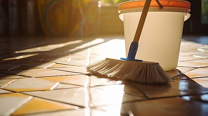 JPG 편집이미지 사람없음 청소도구 청소 양동이 밀대 걸레 물걸레 바닥청소 편집실사 AI포토 AI콘텐츠 주방용품 도구 CG 파일형식