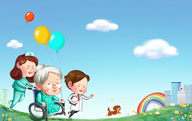 PSD 구름 여자 노년 남자 꽃 할머니 무지개 일러스트 하늘 건강 병원 성인 세명 달리기 건강관리 간호사 의사 강아지 언덕 휠체어 노후건강 국내일러스트 자연요소 식물 의학 모션 관리 사람 노후 반려동물 의료진 개 파일형식