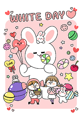 전신 커플 여자 남자 분홍색 프로포즈 일러스트 화이트데이 막대사탕 사탕 선물 사랑 성인 두명 초콜릿 다정 토끼 무릎꿇기 토끼캐릭터 연애 풍선 고백데이 성인만 국내일러스트 AI파일 감정 컬러 동물캐릭터 컨셉 포유류 관계 모션 데이이벤트 디저트 사람 반려동물 파일형식 벡터