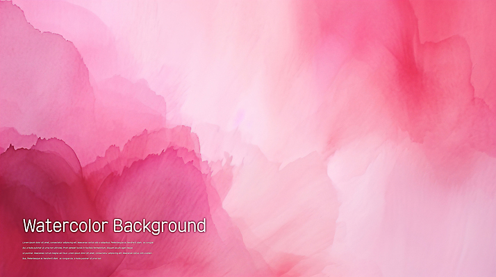 PSD 편집 편집이미지 분홍색 백그라운드 수채화 사람없음 물 물감 번짐 이미지편집 자연요소 컬러 미술도구 파일형식 효과