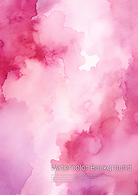 PSD 편집 편집이미지 분홍색 백그라운드 수채화 사람없음 물 물감 번짐 이미지편집 자연요소 컬러 미술도구 파일형식 효과