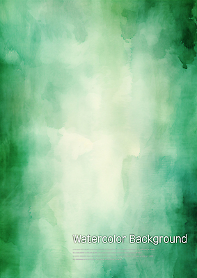 PSD 편집 편집이미지 백그라운드 수채화 사람없음 초록색 물 물감 번짐 이미지편집 자연요소 컬러 미술도구 파일형식 효과