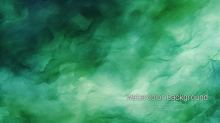 PSD 편집 편집이미지 백그라운드 수채화 사람없음 초록색 물 물감 번짐 이미지편집 자연요소 컬러 미술도구 파일형식 효과