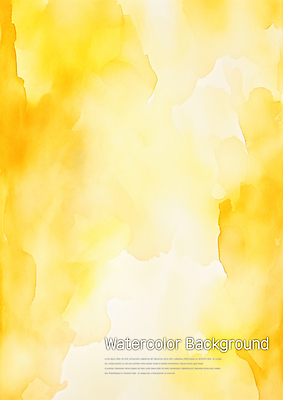 PSD 편집 편집이미지 백그라운드 수채화 사람없음 물 노란색 물감 번짐 이미지편집 자연요소 컬러 미술도구 파일형식 효과