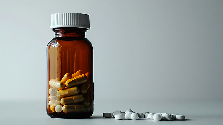JPG 편집이미지 건강 그림자 사람없음 알약 약 투명 약병 병 광택 건강보조식품 편집실사 AI포토 AI콘텐츠 식기 의학 CG 건강식품 병_담는 파일형식