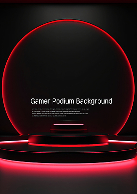 PSD 편집이미지 백그라운드 조명 사람없음 빨간색 빛 어둠 공간 무대 원형 합성 단상 발광 포디움 비어있는 이미지편집 도형 컬러 파일형식