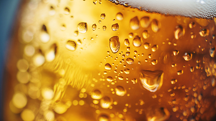 JPG 편집이미지 맥주 근접촬영 사람없음 아웃포커스 빛 주황색 거품 물방울 시원함 디지털합성 상쾌 편집소스 편집실사 AI포토 AI콘텐츠 감정 뷰포인트 컬러 주류 촬영기법 CG 파일형식