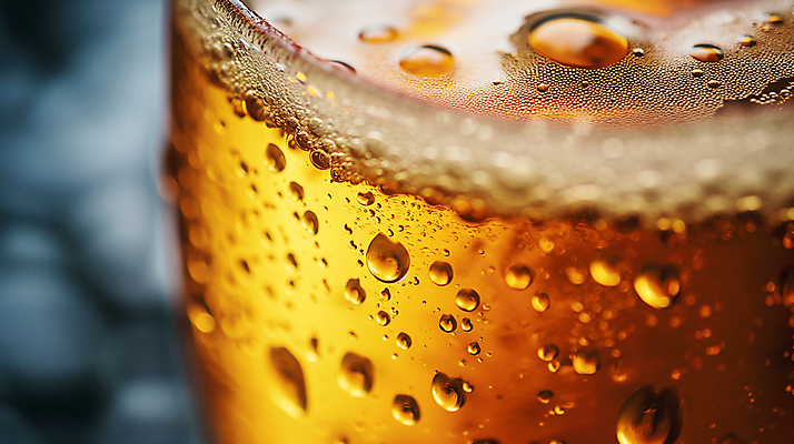 JPG 편집이미지 맥주 근접촬영 사람없음 아웃포커스 빛 주황색 거품 물방울 시원함 디지털합성 상쾌 편집소스 편집실사 AI포토 AI콘텐츠 감정 뷰포인트 컬러 주류 촬영기법 CG 파일형식