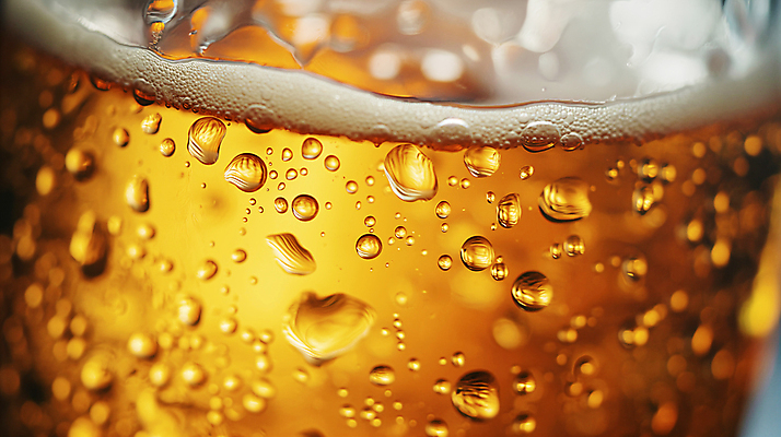 JPG 편집이미지 맥주 근접촬영 사람없음 아웃포커스 빛 주황색 거품 물방울 시원함 디지털합성 상쾌 편집소스 편집실사 AI포토 AI콘텐츠 감정 뷰포인트 컬러 주류 촬영기법 CG 파일형식