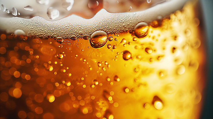 JPG 편집이미지 맥주 근접촬영 사람없음 아웃포커스 빛 주황색 거품 물방울 시원함 디지털합성 상쾌 편집소스 편집실사 AI포토 AI콘텐츠 감정 뷰포인트 컬러 주류 촬영기법 CG 파일형식