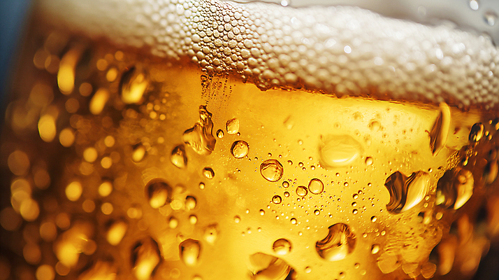 JPG 편집이미지 맥주 근접촬영 사람없음 아웃포커스 빛 주황색 거품 물방울 시원함 디지털합성 상쾌 편집소스 편집실사 AI포토 AI콘텐츠 감정 뷰포인트 컬러 주류 촬영기법 CG 파일형식