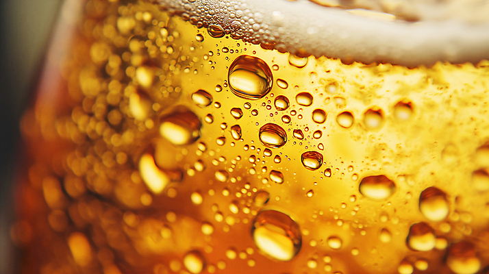 JPG 편집이미지 맥주 근접촬영 사람없음 아웃포커스 빛 주황색 거품 물방울 시원함 디지털합성 상쾌 편집소스 편집실사 AI포토 AI콘텐츠 감정 뷰포인트 컬러 주류 촬영기법 CG 파일형식