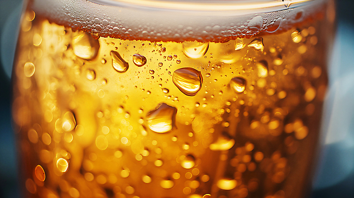 JPG 편집이미지 맥주 근접촬영 사람없음 아웃포커스 빛 주황색 거품 물방울 시원함 디지털합성 상쾌 편집소스 편집실사 AI포토 AI콘텐츠 감정 뷰포인트 컬러 주류 촬영기법 CG 파일형식