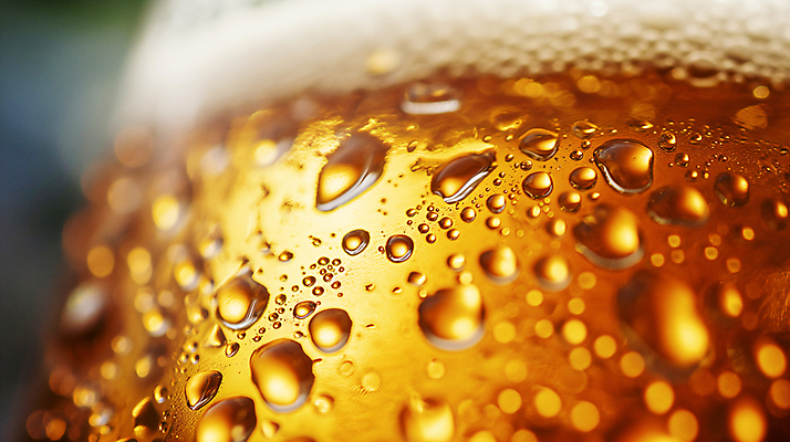 JPG 편집이미지 맥주 근접촬영 사람없음 아웃포커스 빛 주황색 거품 물방울 시원함 디지털합성 상쾌 편집소스 편집실사 AI포토 AI콘텐츠 감정 뷰포인트 컬러 주류 촬영기법 CG 파일형식