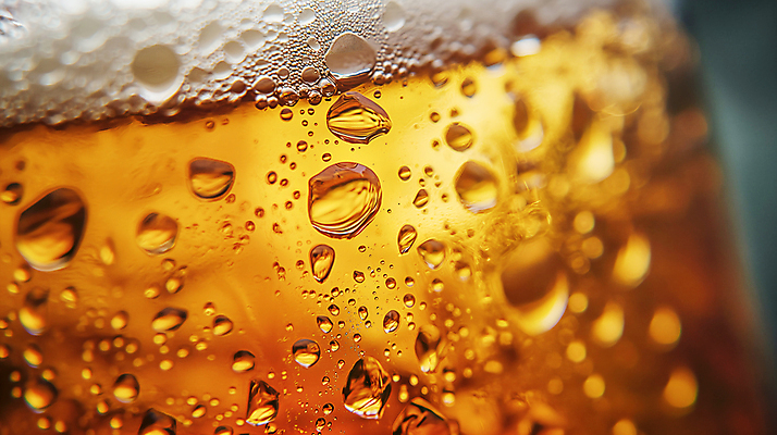 JPG 편집이미지 맥주 근접촬영 사람없음 아웃포커스 빛 주황색 거품 물방울 시원함 디지털합성 상쾌 편집소스 편집실사 AI포토 AI콘텐츠 감정 뷰포인트 컬러 주류 촬영기법 CG 파일형식
