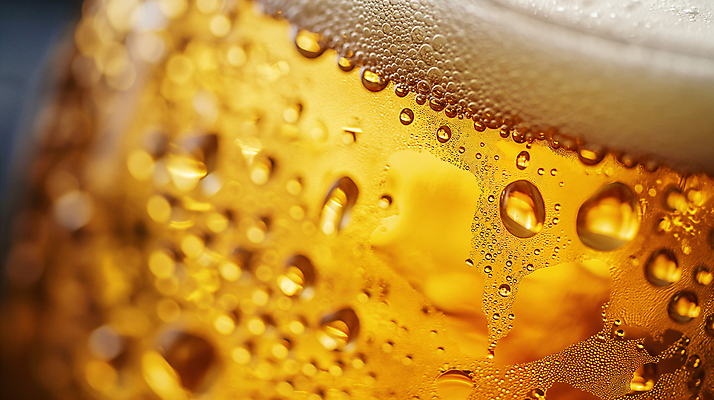 JPG 편집이미지 맥주 근접촬영 사람없음 아웃포커스 빛 주황색 거품 물방울 시원함 디지털합성 상쾌 편집소스 편집실사 AI포토 AI콘텐츠 감정 뷰포인트 컬러 주류 촬영기법 CG 파일형식