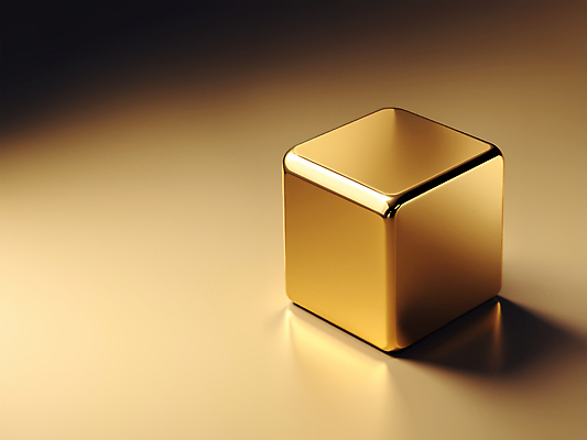 JPG 편집이미지 그림자 사람없음 반사 3D 금속 황금 큐브 디지털합성 오브젝트 질감 광 편집소스 편집3D AI컴퓨터그래픽 AI콘텐츠 재질 파일형식