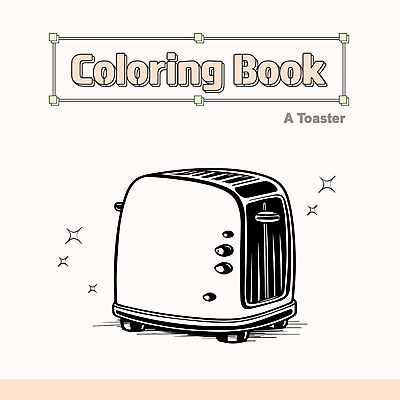 일러스트 사람없음 가전제품 스케치 테두리 라인아트 오브젝트 드로잉 토스트기 젠탱글 국내일러스트 AI파일 선 미술 파일형식 벡터