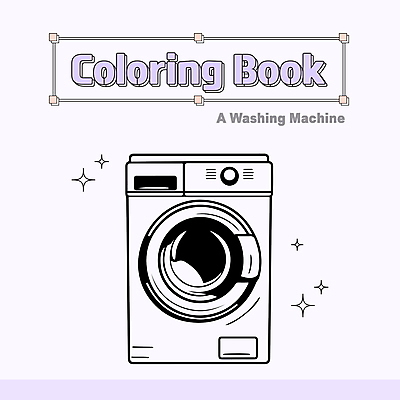 일러스트 사람없음 가전제품 스케치 테두리 라인아트 오브젝트 드로잉 세탁기 드럼세탁기 젠탱글 국내일러스트 AI파일 선 미술 파일형식 벡터