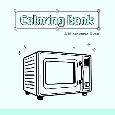 일러스트 사람없음 가전제품 전자레인지 스케치 테두리 라인아트 오브젝트 드로잉 젠탱글 국내일러스트 AI파일 선 미술 레인지 파일형식 벡터