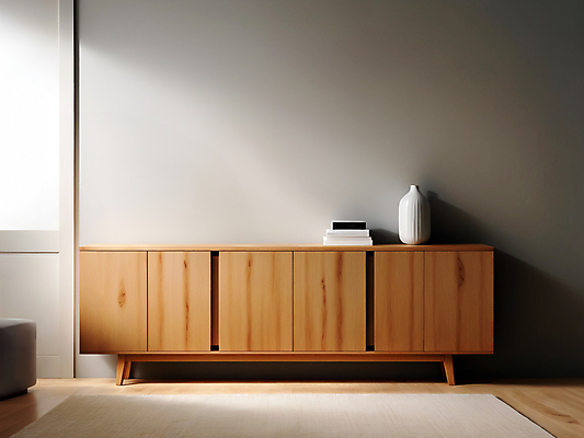 JPG 편집이미지 가구 탁자 그림자 사람없음 목재 빛 3D 공간 디지털합성 서랍장 편집소스 편집3D AI포토 AI콘텐츠 나무 생활용품 재료 파일형식