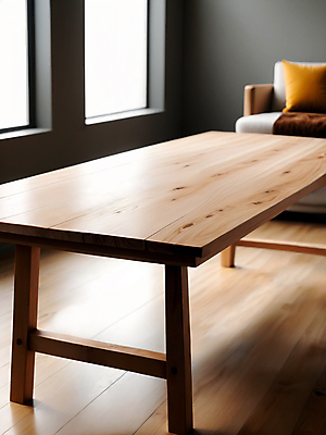 JPG 편집이미지 가구 탁자 그림자 사람없음 목재 빛 3D 공간 디지털합성 편집소스 편집3D AI포토 AI콘텐츠 나무 생활용품 재료 파일형식