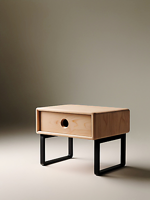 JPG 편집이미지 가구 탁자 그림자 사람없음 목재 빛 3D 공간 디지털합성 서랍장 협탁 편집소스 편집3D AI포토 AI콘텐츠 나무 생활용품 재료 파일형식