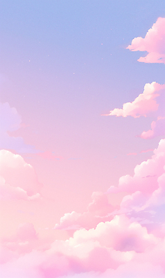 JPG 구름 포스터 분홍색 일러스트 자연 하늘 풍경 사람없음 혼합 저녁 뭉게구름 감성 그라데이션 국내일러스트 AI일러스트 AI콘텐츠 자연요소 컬러 컨셉 야간 생태계 파일형식 구름_자연