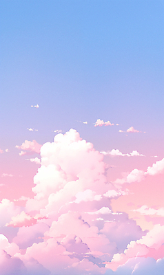 JPG 구름 포스터 분홍색 일러스트 자연 하늘 풍경 사람없음 혼합 저녁 뭉게구름 감성 그라데이션 국내일러스트 AI일러스트 AI콘텐츠 자연요소 컬러 컨셉 야간 생태계 파일형식 구름_자연