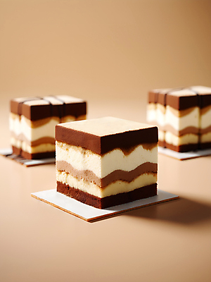 JPG 편집이미지 음식 그림자 사람없음 3D 케이크 조각케이크 큐브 디지털합성 티라미수 편집소스 편집3D AI포토 AI콘텐츠 디저트 파일형식