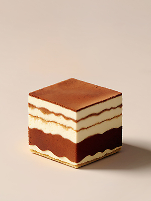 JPG 편집이미지 음식 그림자 사람없음 3D 케이크 조각케이크 큐브 디지털합성 티라미수 편집소스 편집3D AI포토 AI콘텐츠 디저트 파일형식