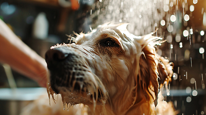 JPG 편집이미지 한마리 손 반려견 욕조 신체부위 물 목욕 젖음 강아지 디지털합성 애견미용 씻겨주기 편집실사 AI인물포토 AI콘텐츠 자연요소 1 모션 사람 반려동물 뷰티 청결 개 CG 파일형식 AI포토