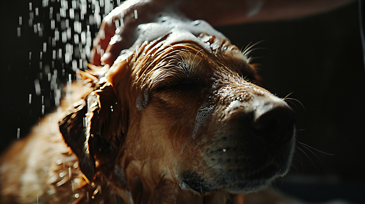 JPG 편집이미지 한마리 손 반려견 신체부위 어둠 목욕 거품 젖음 욕실 강아지 디지털합성 애견미용 씻겨주기 편집실사 AI포토 AI콘텐츠 1 모션 사람 반려동물 뷰티 청결 개 CG 파일형식