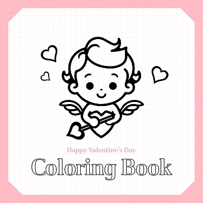 어린이 일러스트 천사 화살 발렌타인데이 사랑 한명 사람 하트 스케치 라인아트 큐피드 드로잉 젠탱글 어린이만 국내일러스트 AI파일 모양 1 감정 선 데이이벤트 미술 파일형식 벡터