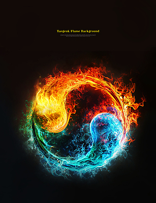 PSD 편집이미지 불꽃 타이포그라피 사람없음 빛 어둠 신비 태극 강렬 이미지편집 문자 문양 컨셉 불 파일형식