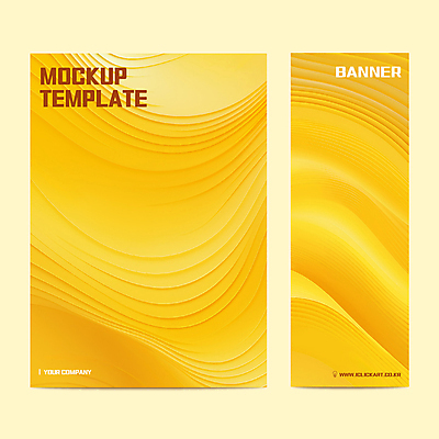템플릿 배너 물결 백그라운드 곡선 추상 사람없음 그래픽 세트 노란색 웨이브 이미지템플릿 AI파일 선 컬러 무늬 파일형식 벡터