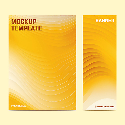 템플릿 배너 물결 백그라운드 곡선 추상 사람없음 그래픽 세트 노란색 웨이브 이미지템플릿 AI파일 선 컬러 무늬 파일형식 벡터