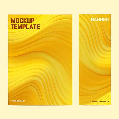 템플릿 배너 물결 백그라운드 곡선 추상 사람없음 그래픽 세트 노란색 웨이브 이미지템플릿 AI파일 선 컬러 무늬 파일형식 벡터