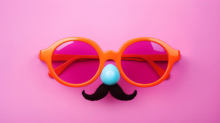 JPG 편집이미지 안경 백그라운드 수염 사람없음 콧수염 오브젝트 코 편집실사 AI포토 AI콘텐츠 잡화 신체부위 CG 파일형식