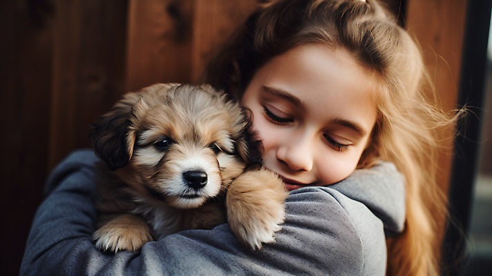 JPG 편집이미지 한마리 여자 행복 반려견 어린이 포옹 사랑 한명 소녀 상반신 옆모습 반려동물 눈감음 강아지 디지털합성 힐링 소녀한명만 편집실사 AI인물포토 AI콘텐츠 동물 1 감정 뷰포인트 안기 모션 사람 개 CG 여자한명만 소녀만 파일형식 AI포토