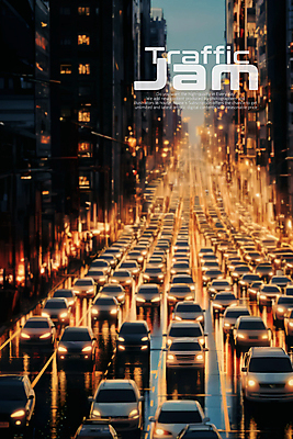 PSD 편집이미지 도로 자동차 사람없음 노을 야간 러시아워 이미지편집 자연요소 길 육상교통 교통 교통시설 파일형식