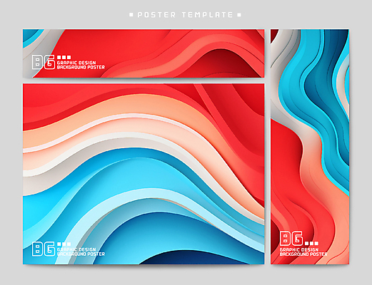 템플릿 배너 배너템플릿 포스터 백그라운드 곡선 추상 사람없음 세트 컬러풀 현수막 웨이브 물결무늬 AI파일 물결 선 컬러 무늬 파일형식 벡터