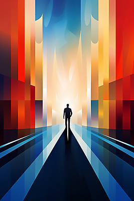 JPG 전신 남자 실루엣 백그라운드 일러스트 추상 한명 성인 정상 성인남자한명만 국내일러스트 AI일러스트 AI콘텐츠 1 무늬 촬영기법 사람 남자한명만 성인남자만 파일형식